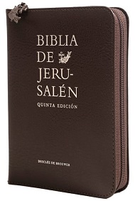 Biblia de Jerusalén bolsillo con ziper